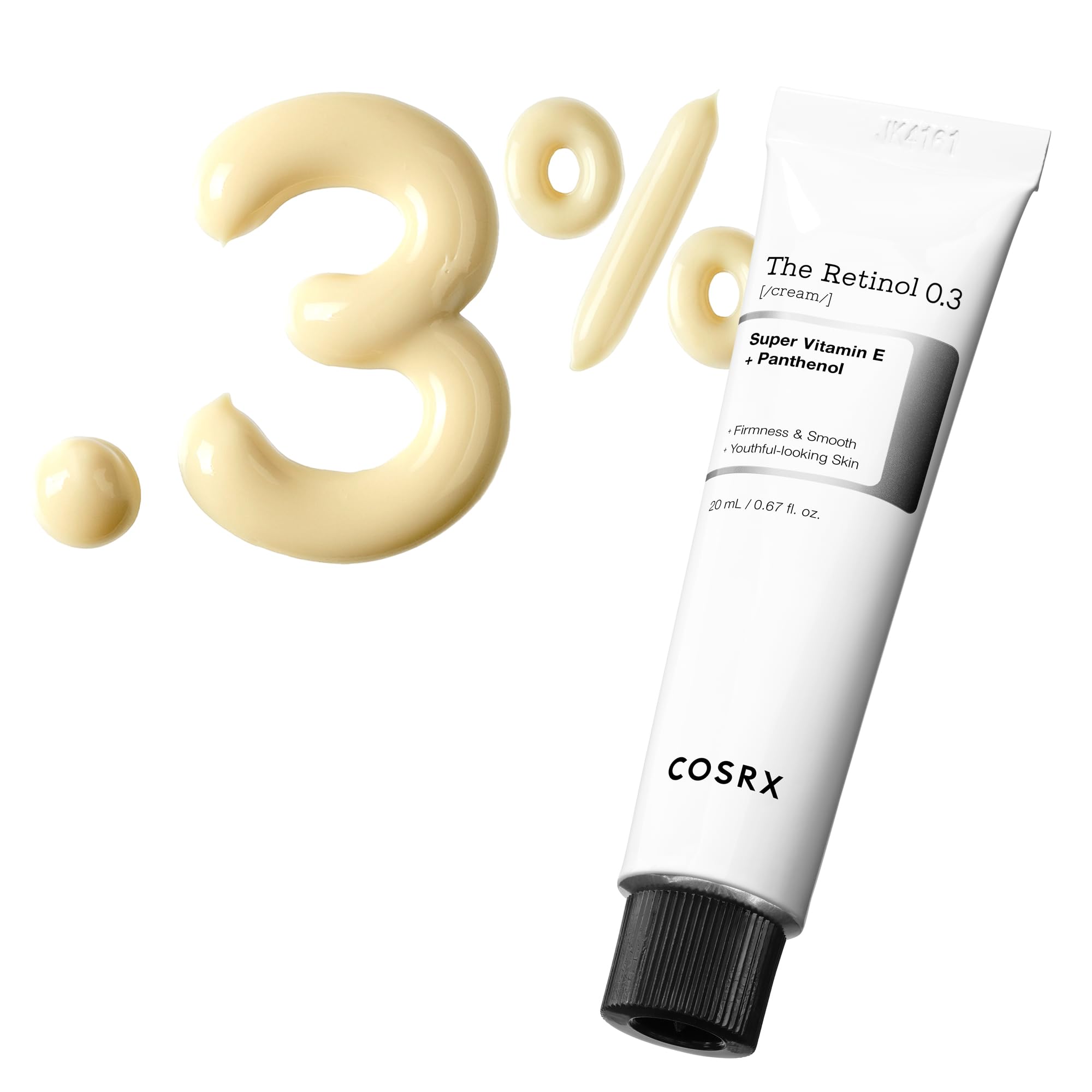 COSRX Retinol Cream, 0.67 Oz, Anti-aging Eye & Neck Cream with Retinoid Treatment to Firm Skin, Reduce Wrinkles, Fine Lines, Signs of Aging, Gentle Daily Korean Skin Care (Retinol 0.3% Cream)